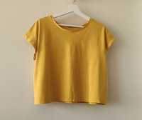 T-shirt amarela da Zara mulher