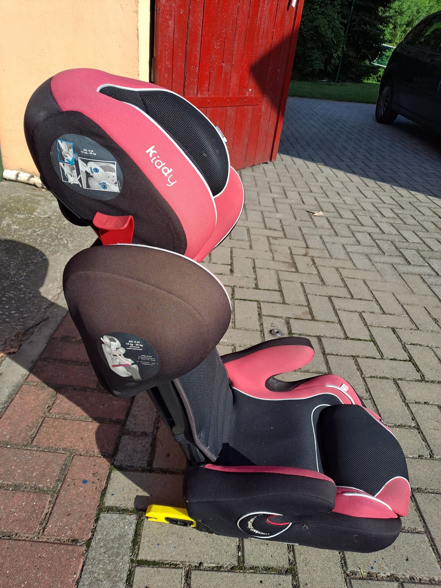 Fotelik isofix kiddy 15-36 kg