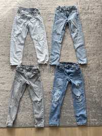 4 pary spodni jeansowych dla chlopca Zara