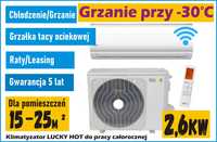 Klimatyzacja NOXA LUCKY HOT do pracy całorocznej 2,6KW z montażem