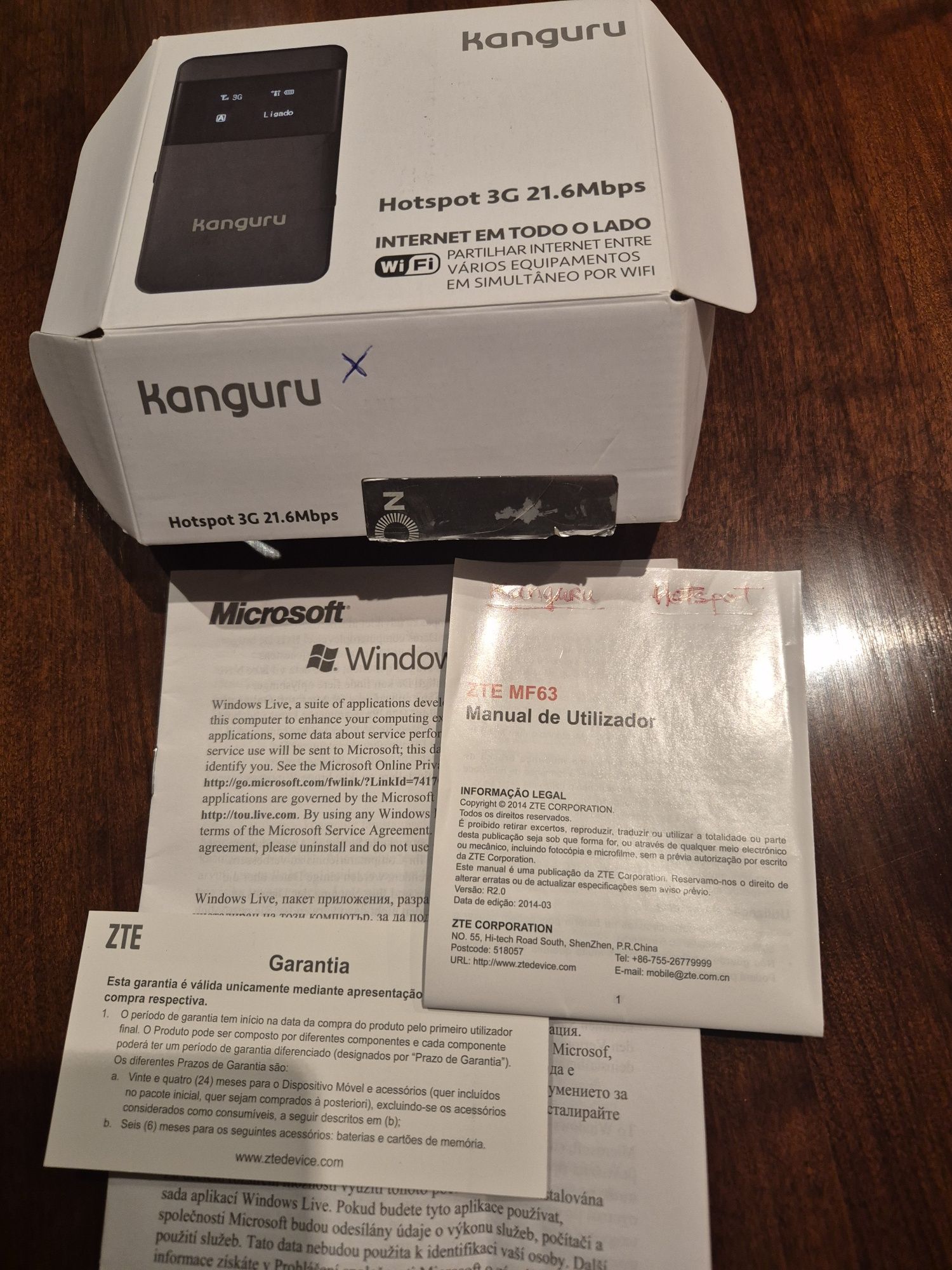 Hotspot Kanguru, 3G