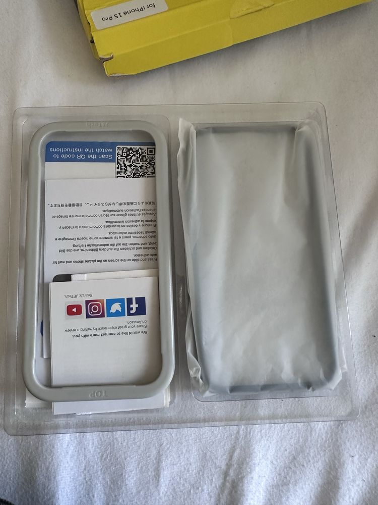 JETech case magnetyczny z 2 szybkami Iphone 15 pro