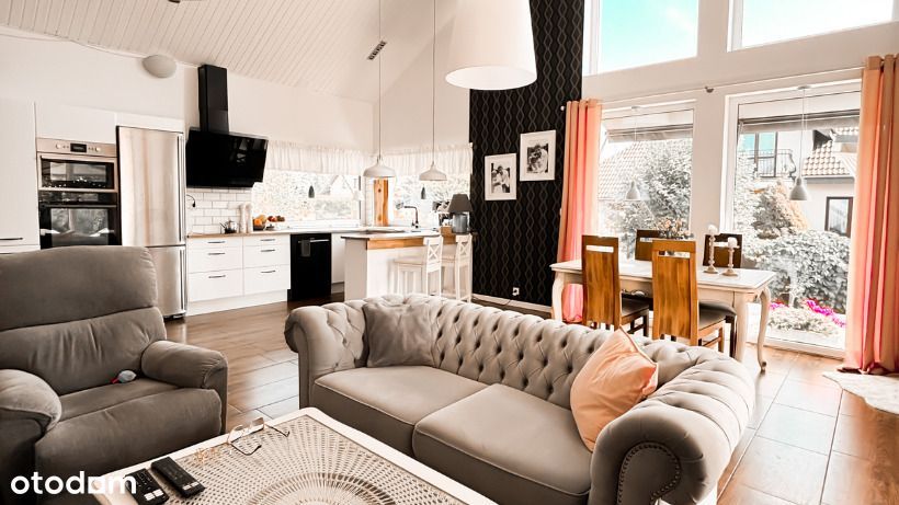 Przestronny, jasny dom, styl skandynawski-Kobylnic