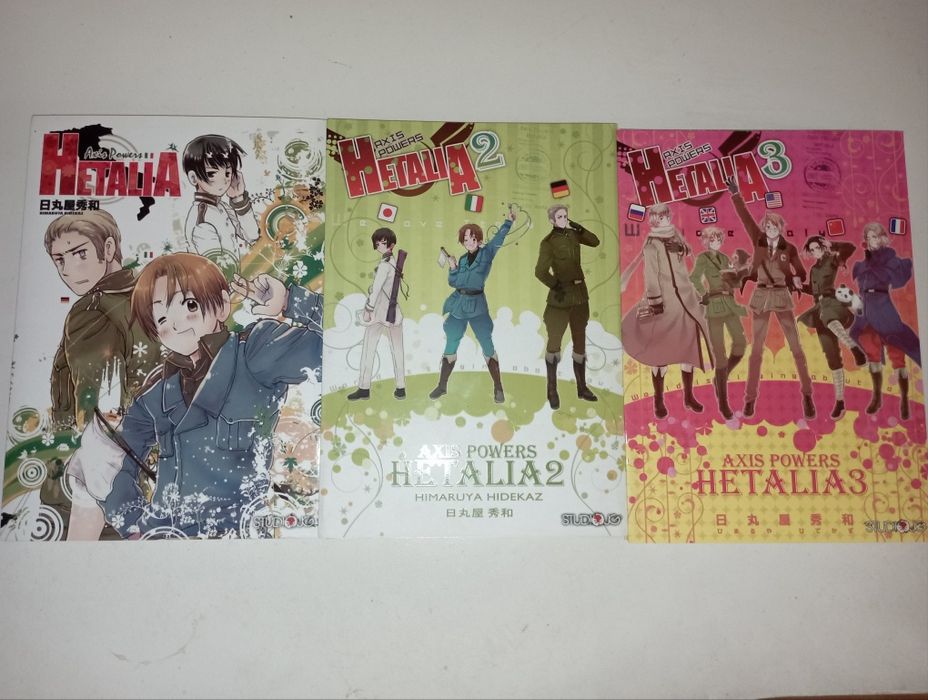 Hetalia manga 1-3 zestaw