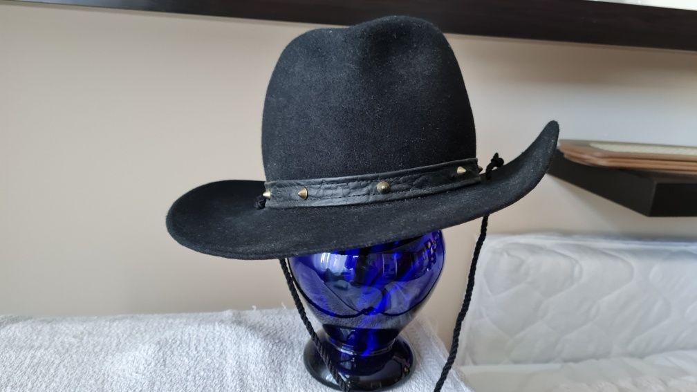 Czarny nowy porządna jakość kapelusz