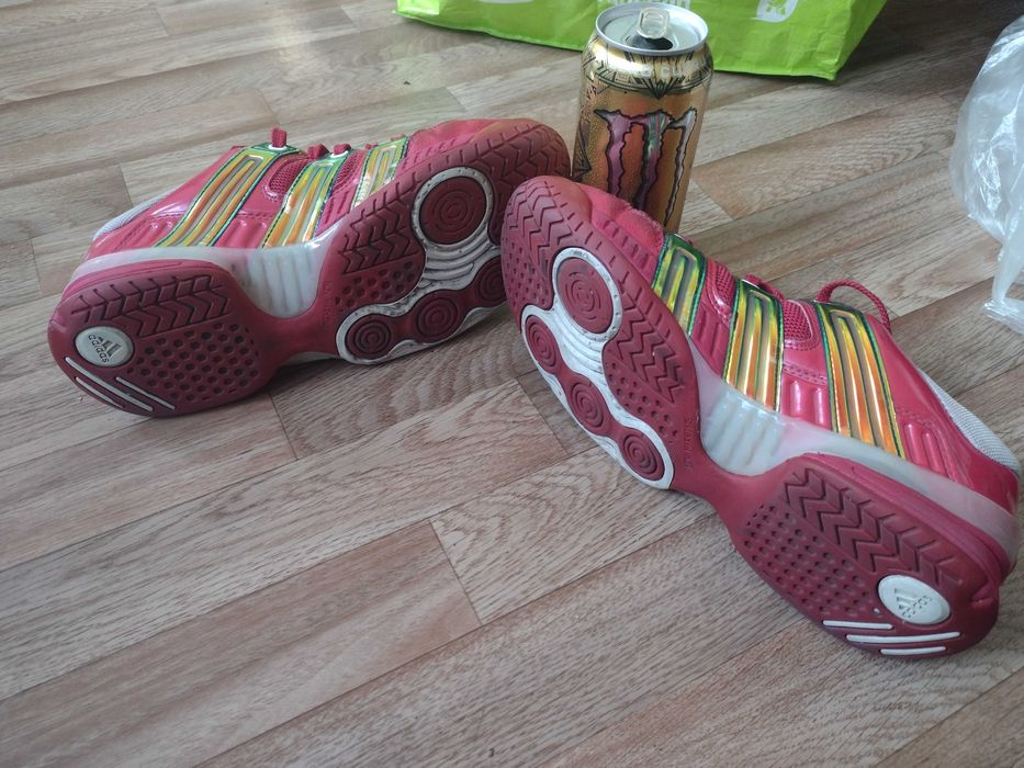 Adidas stabil fajne buty czerwono -zlote