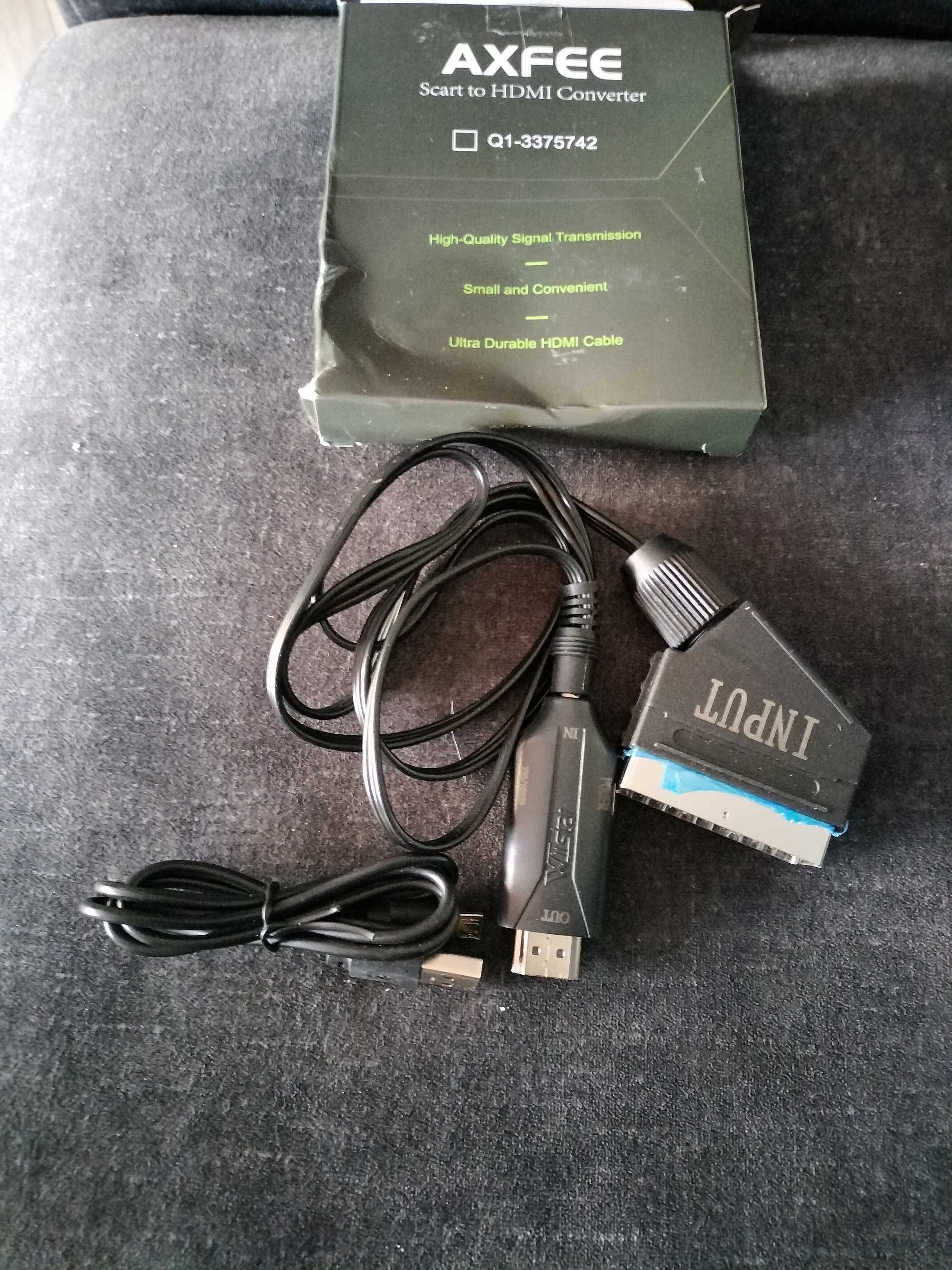 Kabel do HDMI: All in One SCART na konwerter HDMI,spp592