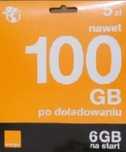 Starter Orange na kartę - karta SIM - pakiet 10 sztuk do rejestracji