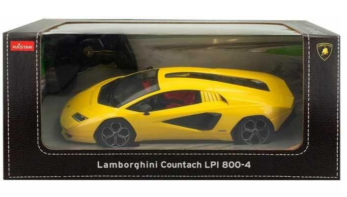 RASTAR Lamborghini Countach LPI 800-4 model R/C 1.16 NEW yellow