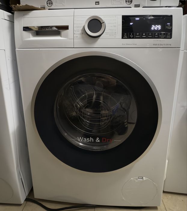 Máquina de Lavar e Secar Roupa Bosch Serie 6 WNG244A0ES i-DOS 10.5/6kg
