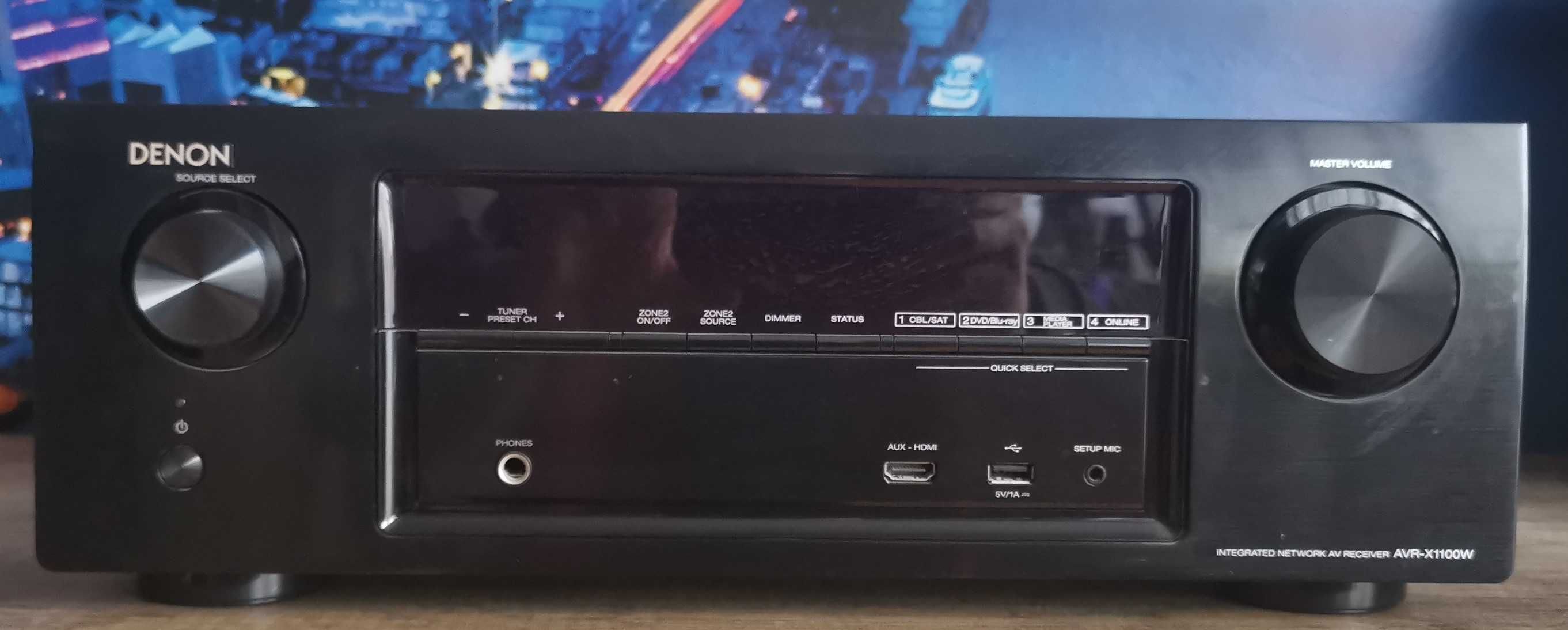 kino domowe Denon AVR-X1100W + głośniki