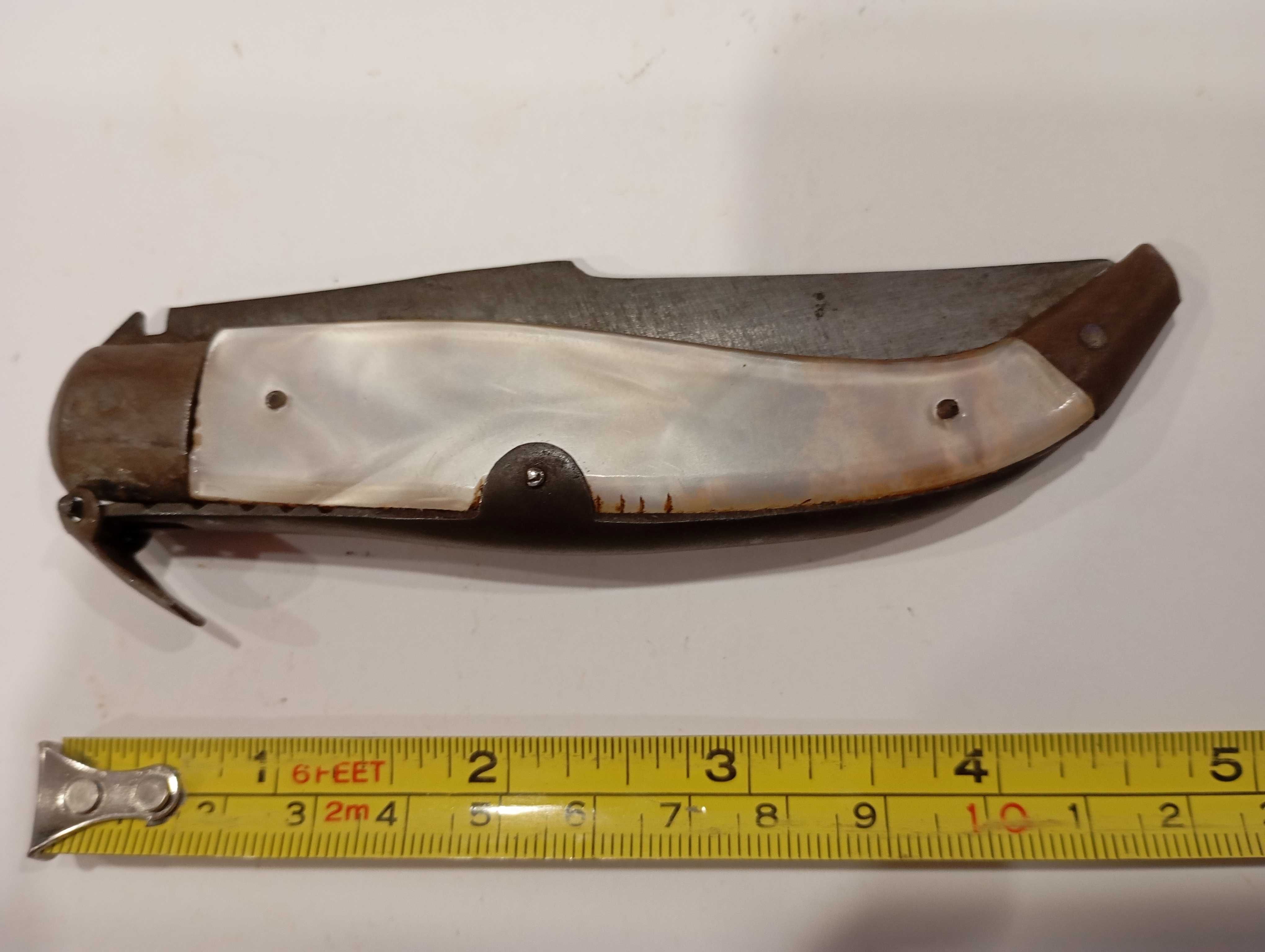 Canivete Coleção Albacete "C.Zafrilla", Cabo Madrepérola-Total 22cm