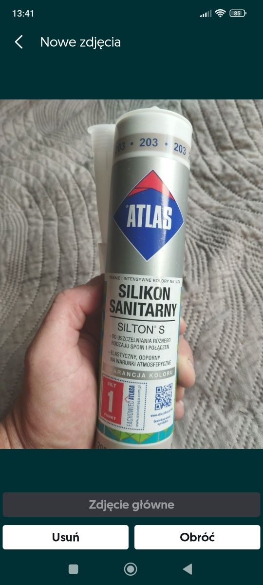Silikon Sanitarny atlas 203
