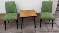 Krzesła PRL  plus stolik