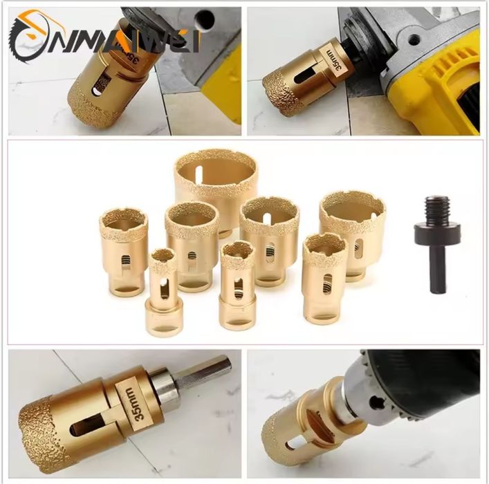 АКЦІЯ!!!Набір алмазних коронок, для плитки!