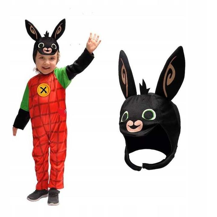 Strój kostium przebranie na bal króliczek Bing rozm.S 98/104