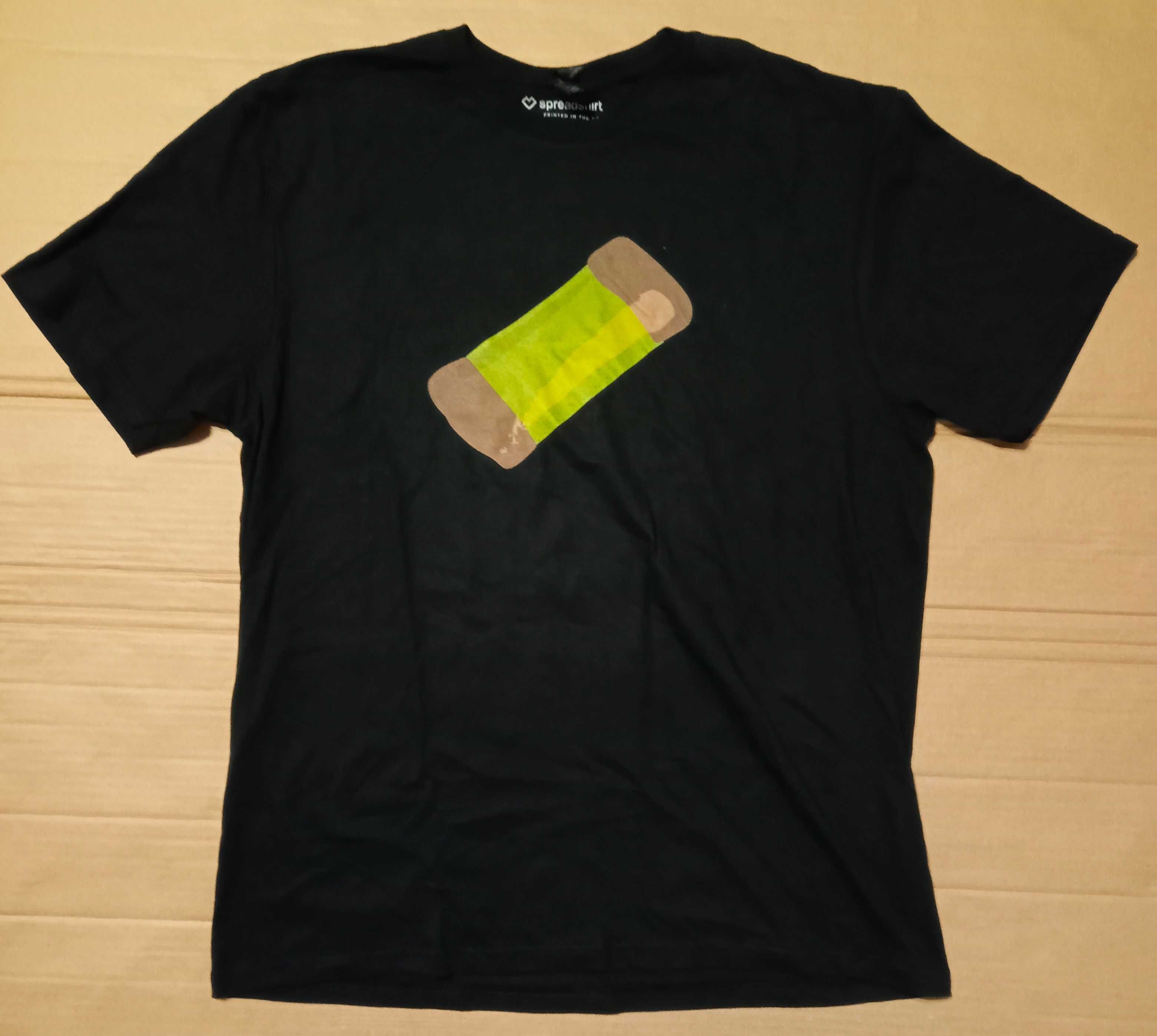 Zestaw bluzek męskich T-shirt na krótki rękaw 5 szt plus gratis roz L