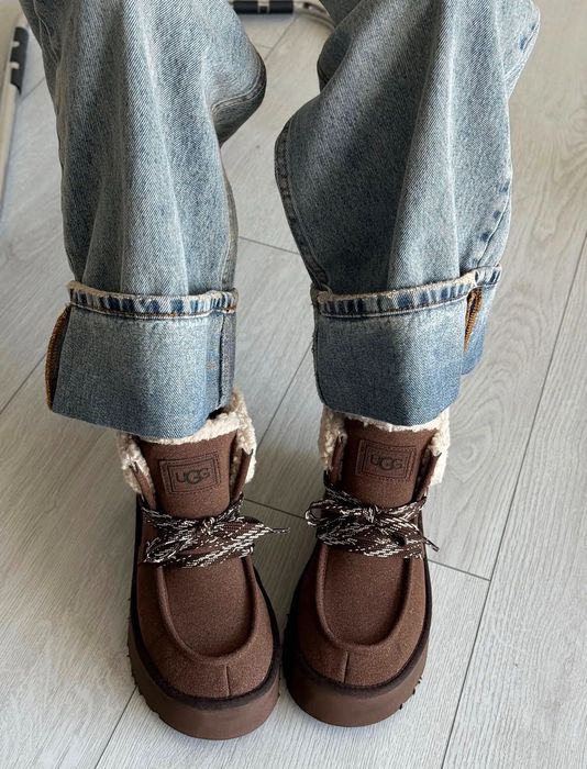 UGG FUNKARRA уггі кросівки-ботинки 36-40 розміри в шоколадному кольорі