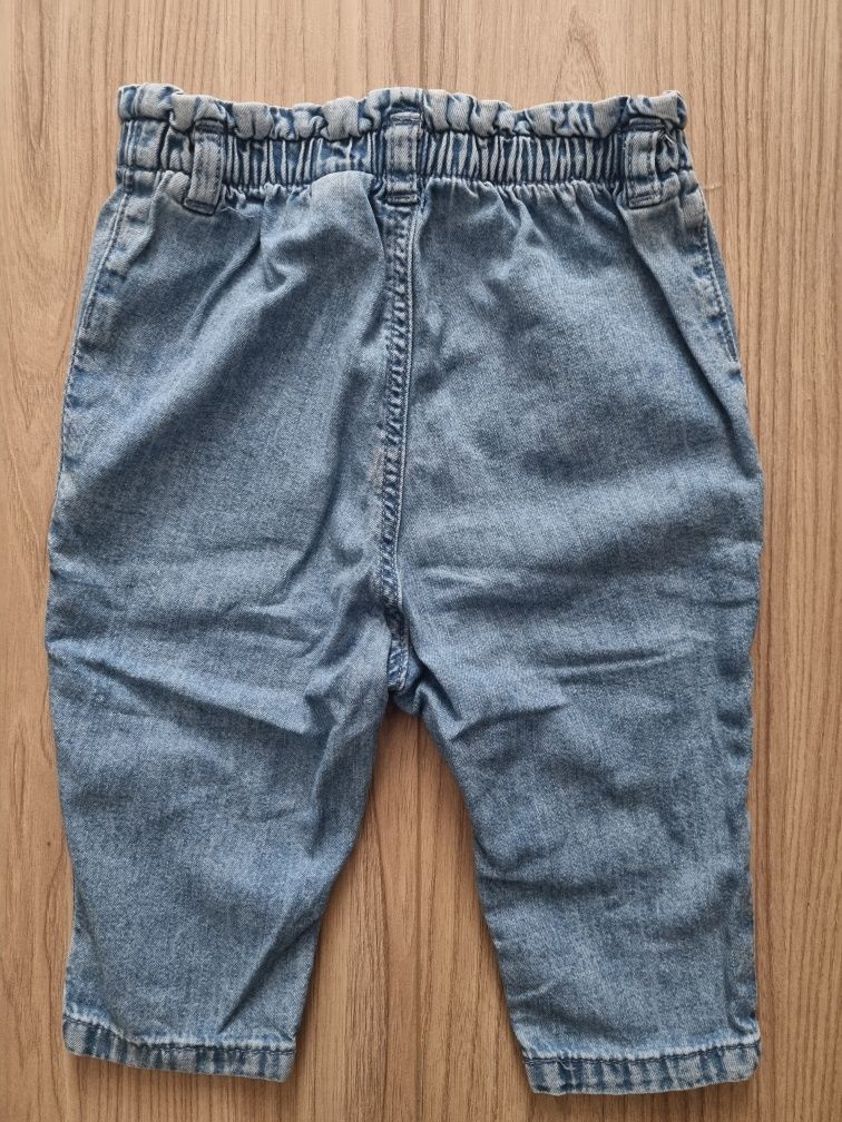 Jeansy spodnie h&m 74