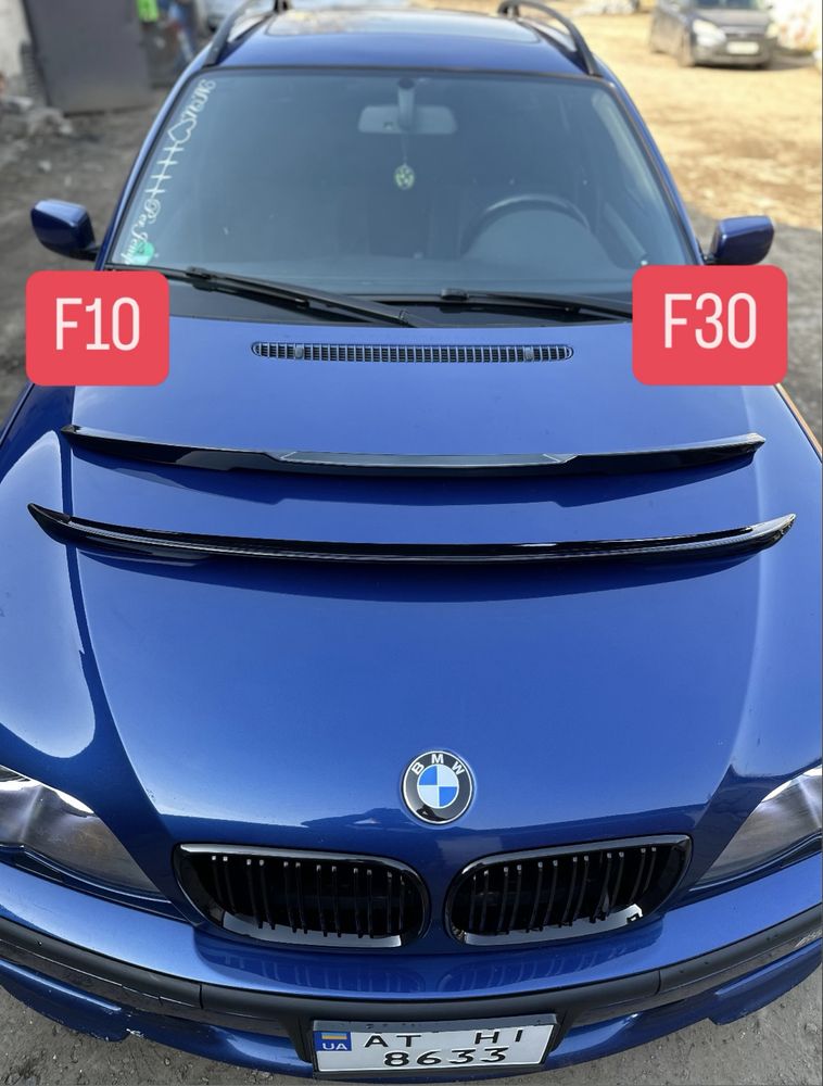 Спойлер сабля F30 F10 E60 E90 E39 E46 F32 F36 g20 g30 BMW MP стиль