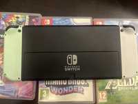 Nintendo Switch Oled +gry Zelda, Mario Bros Wonder, Mario Kart 8