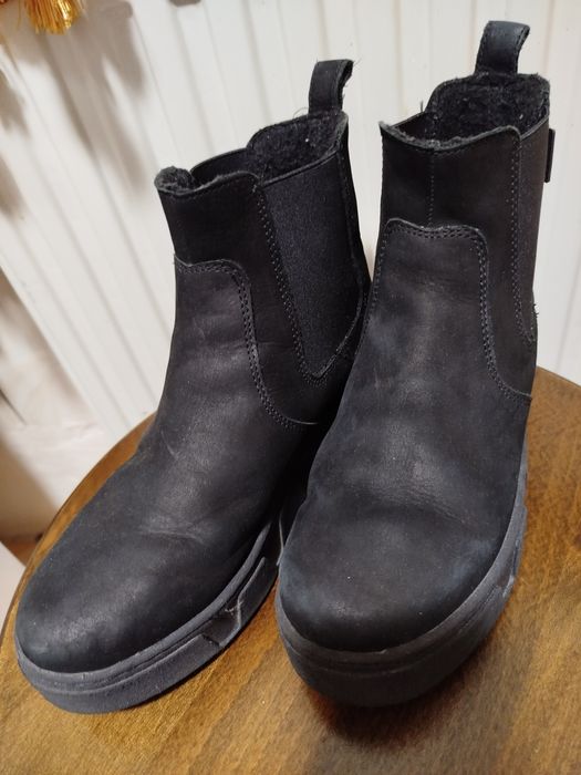 Чобітки жіночі шкіряні на осінь, р.37