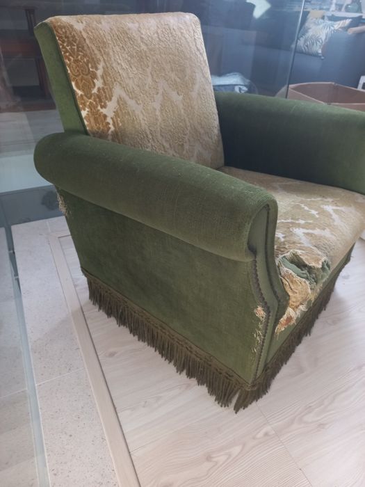 Poltrona vintage para recuperar