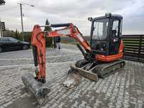 Minikoparka Kubota KX61-3 rok 2012 waga 2.6t