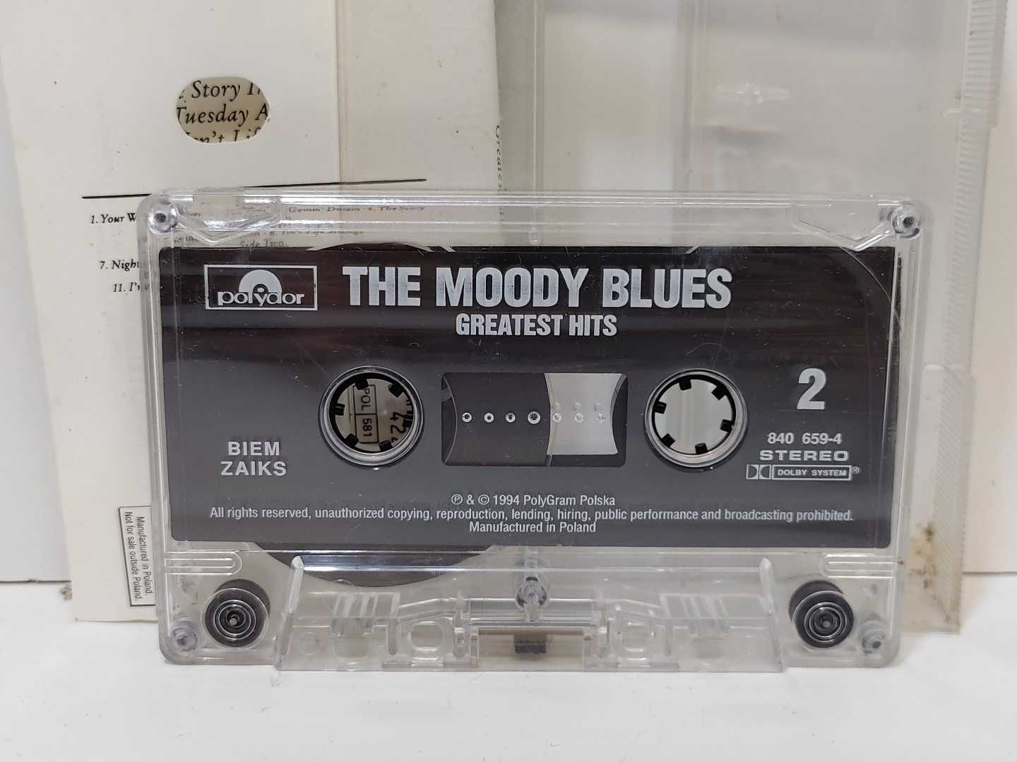 the moody blues - Greatest hits - kaseta - KM161