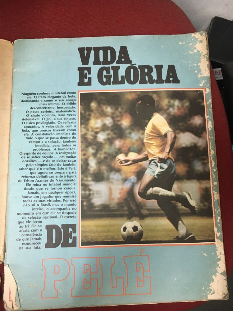 Revista a vida e glória de Pele