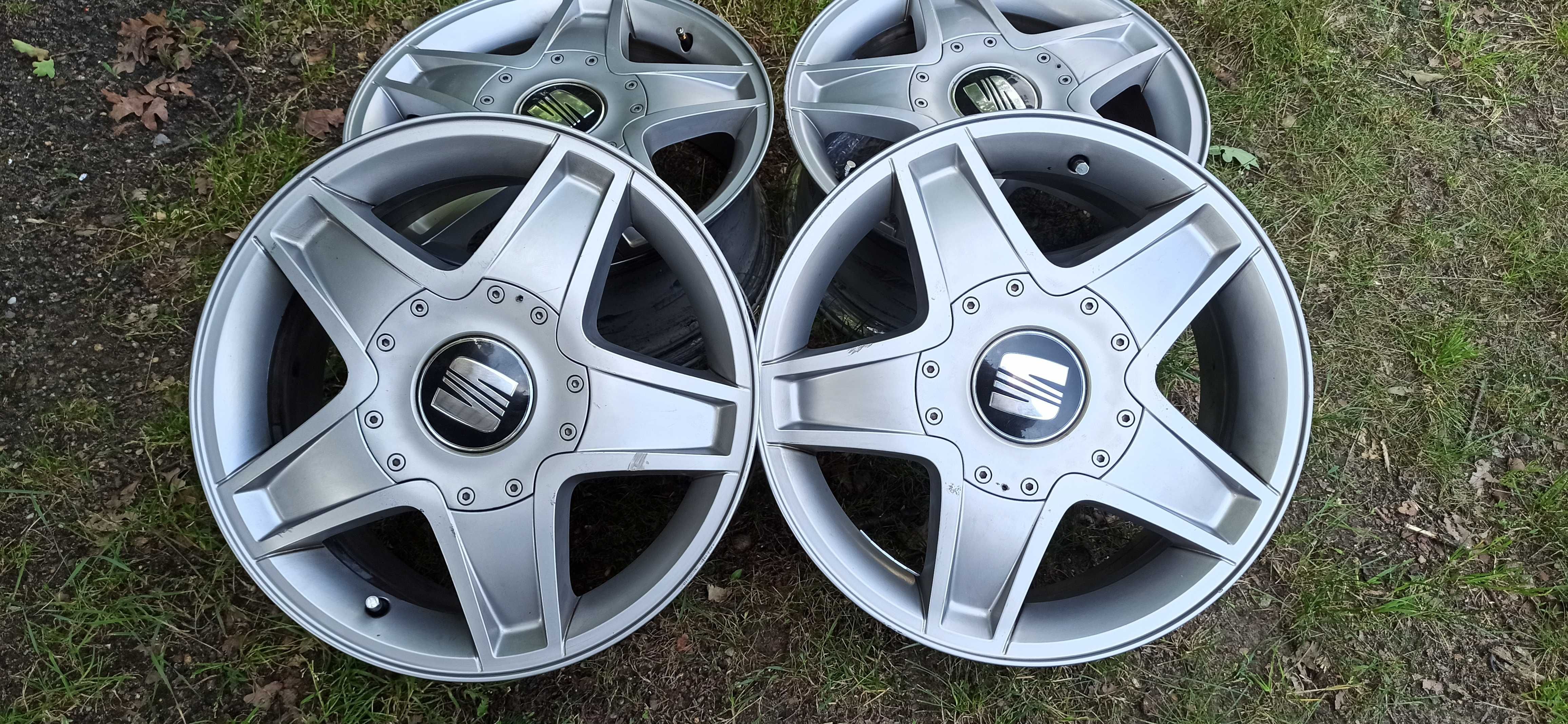 Seat 16'' 5x100  Leon Toledo 2 ET42 komplet Golf 4