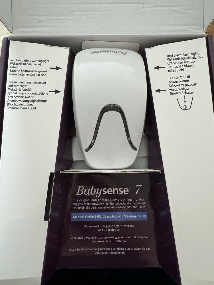 Babysense 7 monitor oddechu 2 płytki