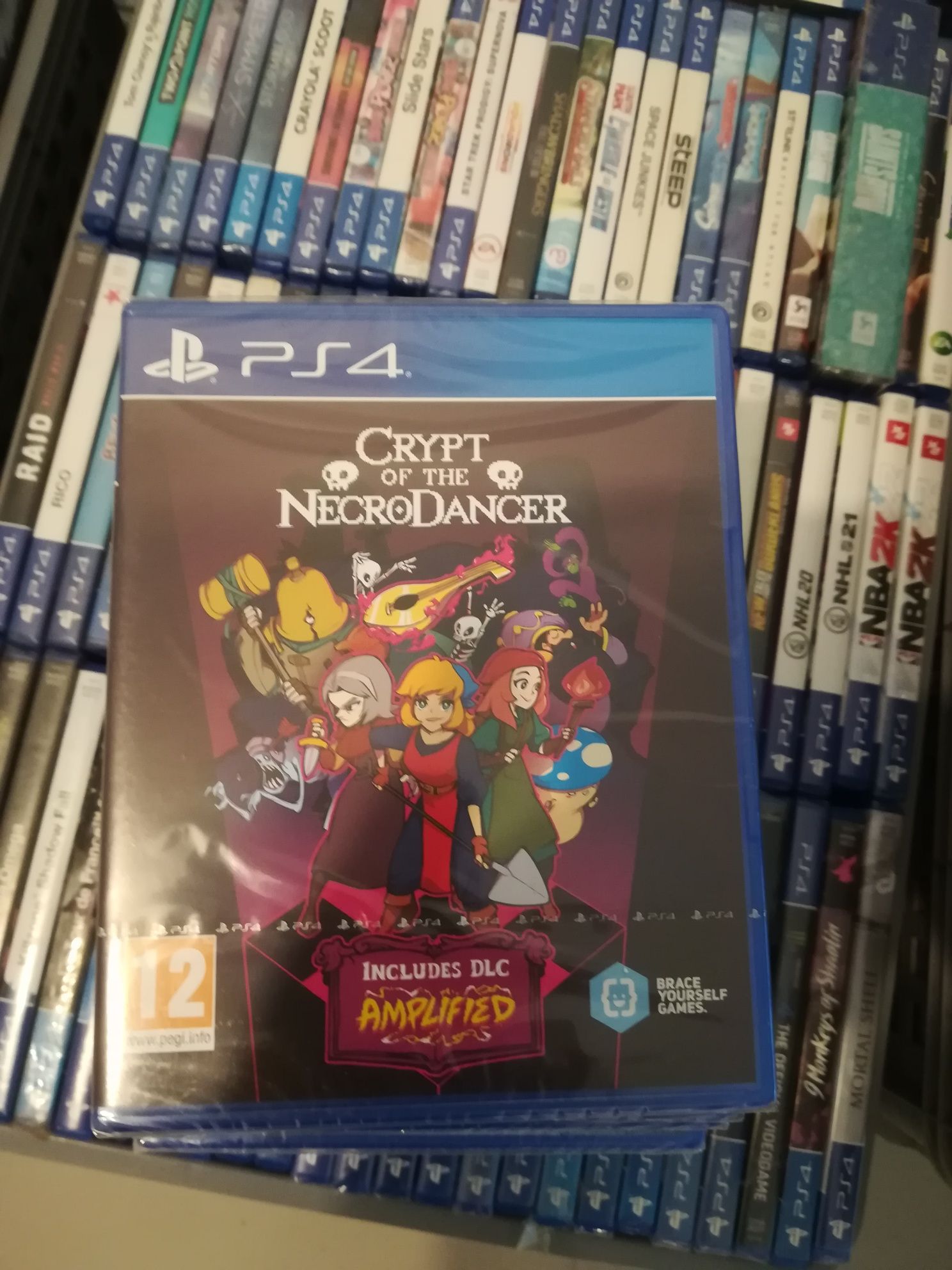 Crypt of the necrodancer necro dancer nowa folia ps4 ps5 PlayStation