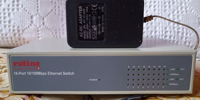 Roline 16 port 10/100 Mbps Ethernet Switch