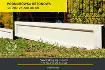 Podmurówka betonowa 20/25/30 cm, Nowa Huta