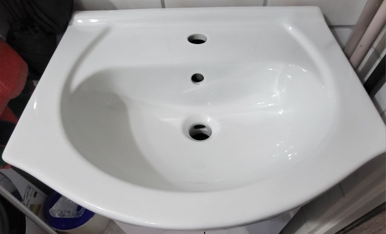 Szafka  z umywalką  biała 40 x 51 x 84,4 cm