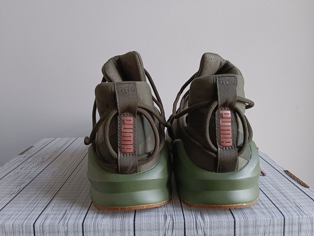 Buty damskie sneakersy Puma Fierce Rope Vr Kylie Jenner oliwkowe