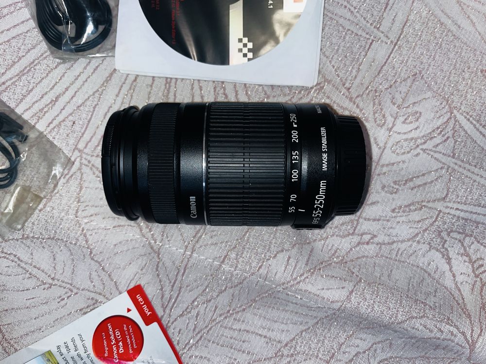 Canon 550D com 2 lentes