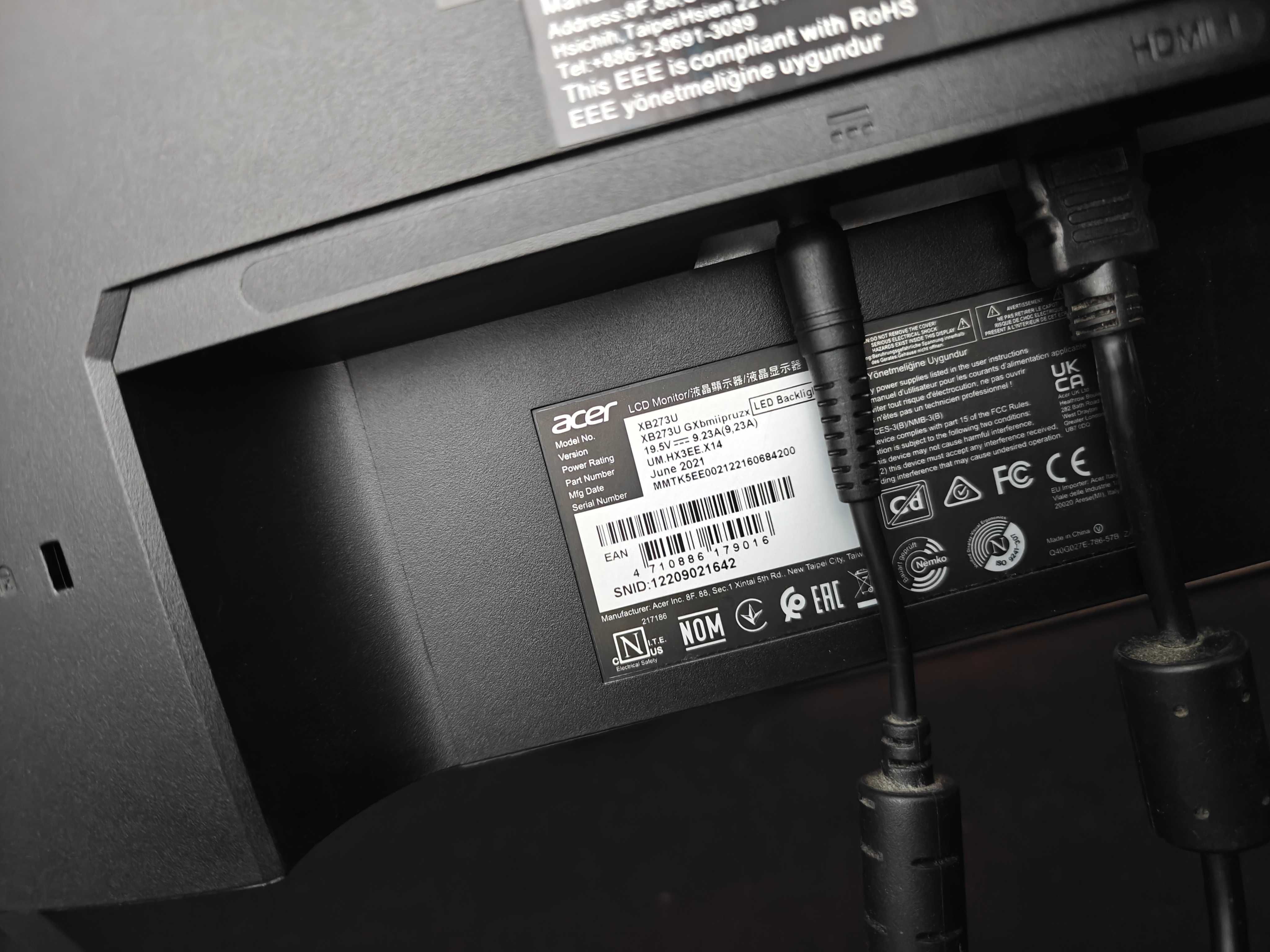 Monitor Gamginowy Acer Predator XB273UGX