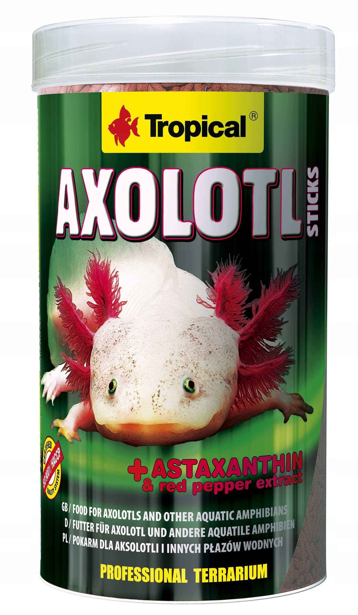 Tropical Pokarm dla AxolotL Sticks 250ml