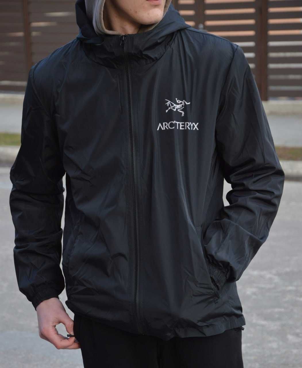Мужская куртка витровка Артерикс / Arcteryx Gore-Tex черная винтажная