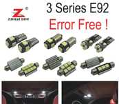 KIT COMPLETO DE 21 LÂMPADAS LED INTERIOR PARA BMW SERIE 3 E92 COUPE M GTS 316I 318I 320D 320D XDRIV