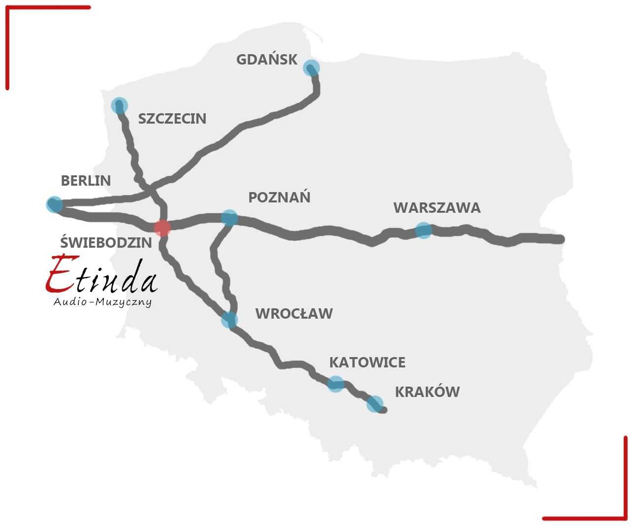 Acoustic Energy AE109-2 czarny mat, orzech kolumny głośniki