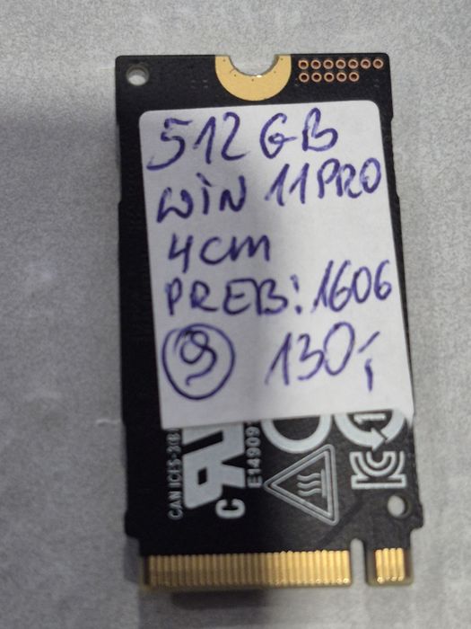 Dysk SSD M2 Nvme 512GB (2242) win 11Pro (9)(
