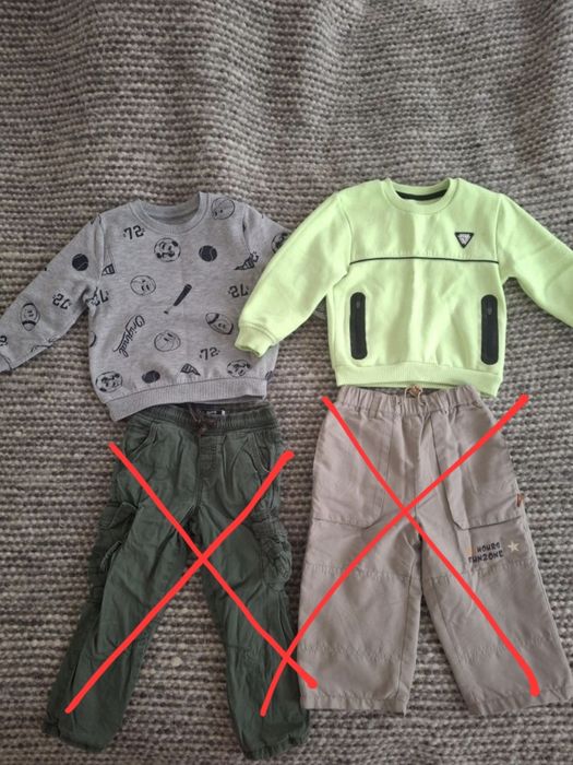 Набір теплих світшотів 98-104 см хлопчик