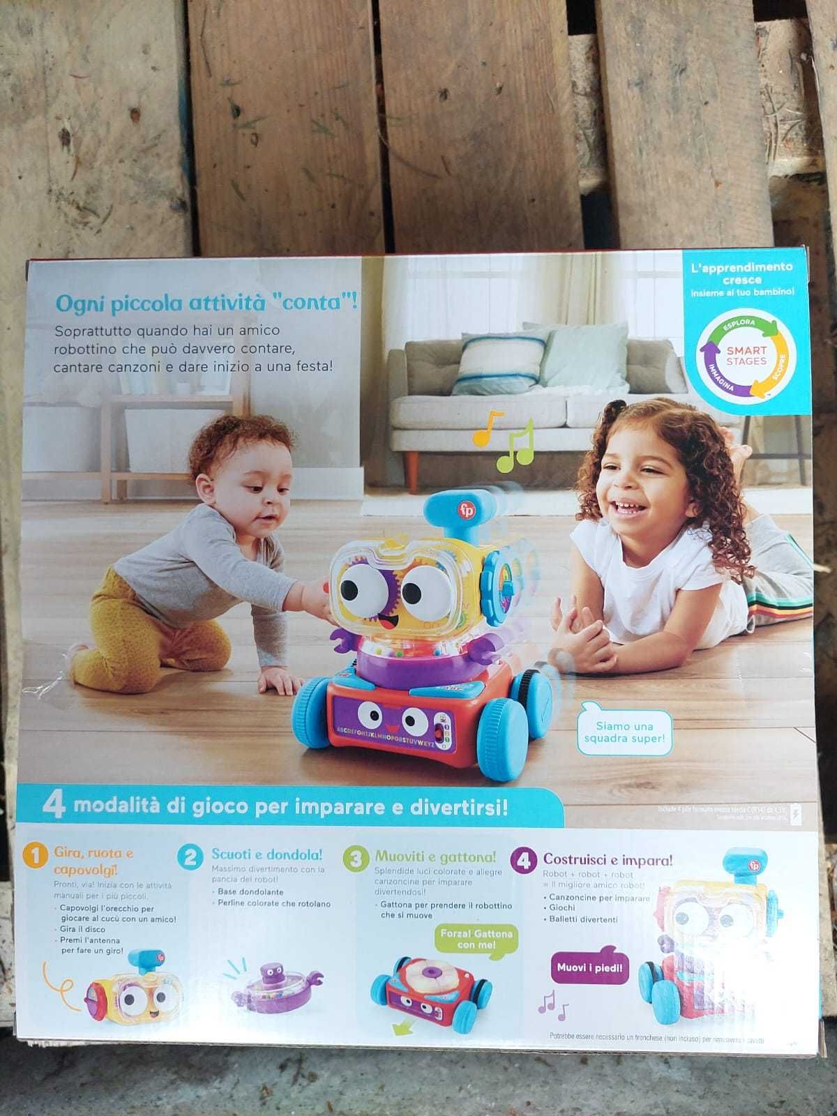 Fisher Price robot interaktywny w języku włoskim