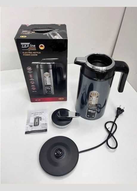 НЕМЕЦКИЙ Электрический чайник термос 3L 2200Вт Zepline ZP123 синий!