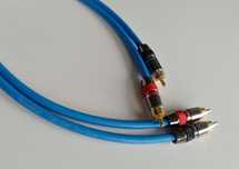 Melodika SBC1230 Sky Blue 2x RCA 0.5m Interkonekt