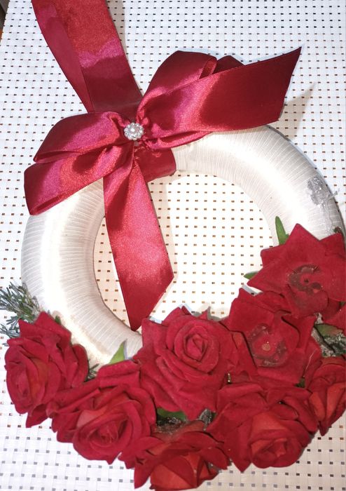 Wianek - dekoracja na drzwi ( wada zaznaczona)