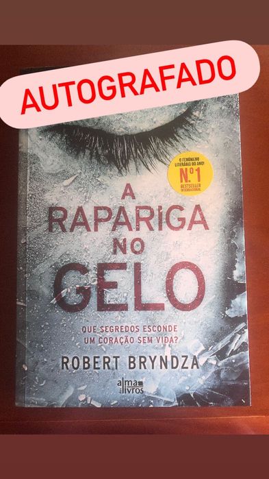 Livro Autografado Robert Bryndza “A Rapariga no Gelo”